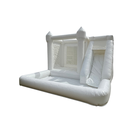 Luxe White Jumping Castle